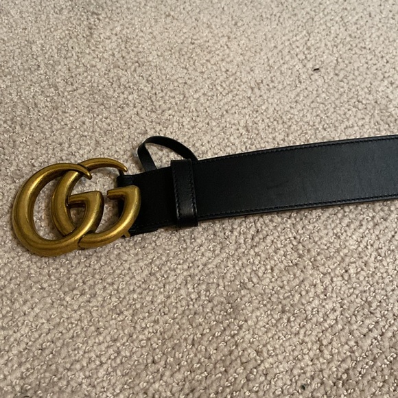 Authentic Gucci GG MARMONT WIDE BELT Size 110 - Picture 3 of 5